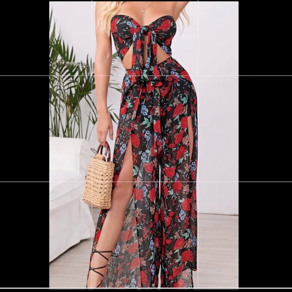 Floral print set